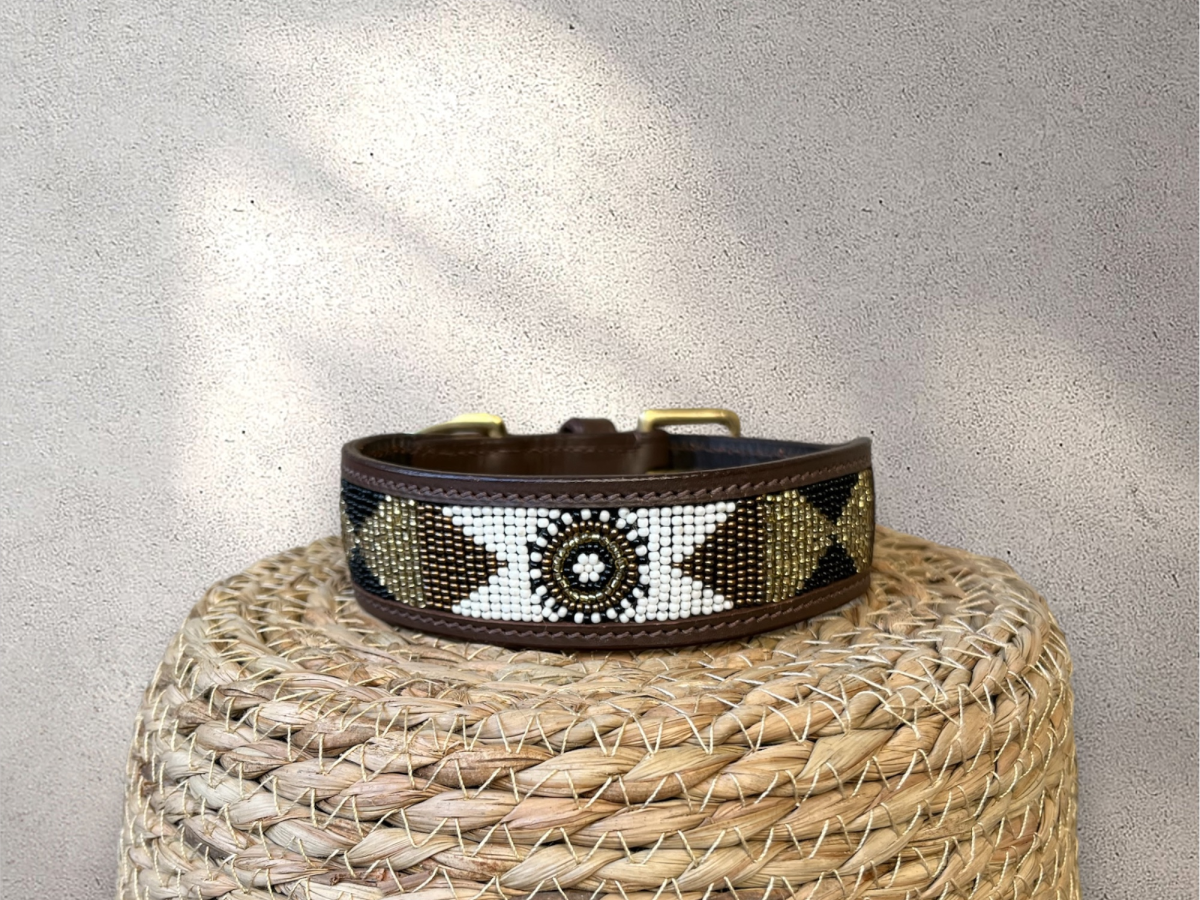 Pack correa y collar Massai
